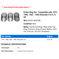 thumbnail image 2 of Piston Ring Set - Compatible with 1975 - 1980, 1982 - 1986 Chevrolet C10 5.7L V8 - Sealed Power, 2 of 2
