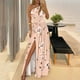 thumbnail image 2 of Moda mujer un hombro ahueca hacia fuera el vestido largo causal sin mangas Fridja  hjkh2747, 2 of 9