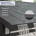 thumbnail image 5 of ASJMR 12x22 Ft Metal Carport Hardtop Outdoor Canopy Shelter Garage Gazebo Weather-Resistant with Enhanced Base and Galvanized Steel Roof For Car,Truck,Pickups,Tractors & Boat, 5 of 7