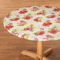 thumbnail image 2 of Harvest Fruit Vinyl Table Cover, Elasticized Edges with Soft Backing, 2 of 4
