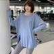 thumbnail image 1 of Top deportivo de manga larga para mujer, blusa holgada para correr, camiseta de secado rápido, talla grande, para chicas gorditas, 1 of 5