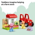 thumbnail image 5 of LEGO DUPLO Peppa Pig Tractor and Market - Building Toy for Toddlers, Ages 2+ - Sensory Toy for Girls & Boys - Includes 2 Figures - Birthday Gifts for Kids - 10468, 5 of 7