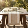 thumbnail image 5 of Table Runner for Kitchen Decor Birthday Decorations, Long Kitchen Runner with Tassel for Kitchen and Dining Table Decoration Coffee 11.8x63inch, 5 of 6
