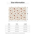 thumbnail image 5 of Rateoe Cute Squirrel Pattern Flannel Throw Blanket, Ultra-soft Blanket for Bed, Couch, Car, Hypoallergenic Anti-pilling blanket-, 5 of 6