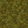 thumbnail image 1 of Ahgly Company Indoor Square Patterned Olive Green Area Rugs, 5' Square, 1 of 6