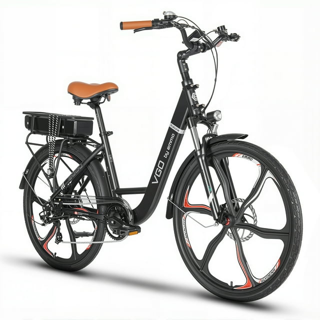 EMMO Vgo Pro Vélo Électrique - Vélo Électrique pour Adultes à Enjambement Bas - Scooter - 48V 500W - Autonomie 135km - Noir - Freins à Disque Hydrauliques