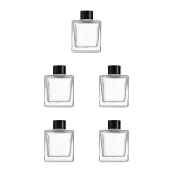 Difusores de Caña de Fragancia Bewildely para El Dormitorio Vidrio Cuadrado 100ml