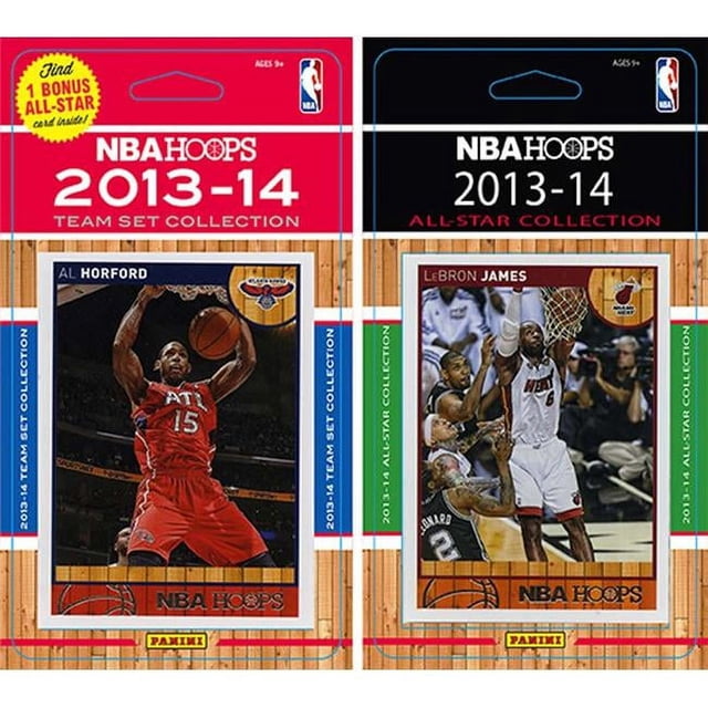 CandICollectables 2013HAWKSTS NBA Atlanta Hawks Licensed 2013-14 Hoops Team Set Plus 2013-24 Hoops All-Star Set
