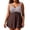 Coffee 01, variant on Stamzod Womens Plus Size Swim Dress Swimsuit One Piece Tummy Control Bathing Suit Flowy Swimwear with Bowknot Blue XXL