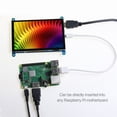 thumbnail image 4 of Aibecy 5 Inch HD Capacitive Touchscreen Display 800*480 Resolution Small Portable Monitor with USB HD Interface Compatible with Raspberry Pi Educational Tool, 4 of 7