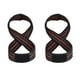 thumbnail image 4 of 2pcs Figure 8 Weight Lifting Straps Deadlift Wrist Strap Pull-ups Wrist Support Gym Training, 4 of 5
