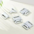 thumbnail image 4 of 4Pcs Alloy Outdoors Cam Buckles Quick Adjust Spring Lock Buckles Non-slip Buckle for Webbing Backpack Sling Bag Straps Platinum 41.5x43x8mm Hole: 25x5.5mm, 4 of 9
