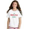 thumbnail image 3 of Christmas North Pole University Crewneck T Shirts Boy Girl Brisco Brands S, 3 of 6