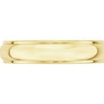 thumbnail image 2 of 10K Yellow Gold 10Ky 5mm Half Round With Edge Band Size 9.5 Made In United States 1hre050-9.5, 2 of 5