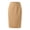 🔥 Khaki, variant on Classic High-Waist Wool Plaid Midi Skirt Knee-Length Tailored Fit Warm Lining For Autumn Winter Office And Layered Casual Styling Timeless Professional Look — Wool Skirt