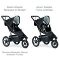 thumbnail image 3 of Adaptador de cochecito BOB Gear para asientos de coche infantiles Graco, color gris, 3 of 5
