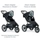 thumbnail image 3 of Adaptador de cochecito BOB Gear para asientos de coche infantiles Graco, color gris, 3 of 5