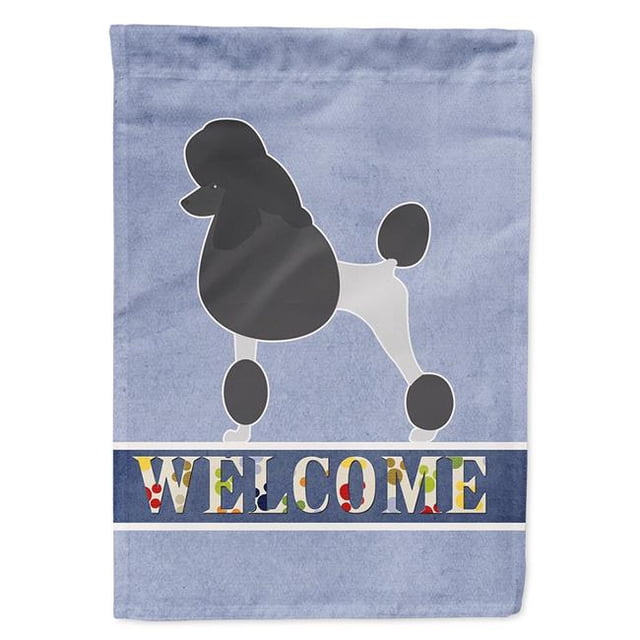 Carolines Treasures BB5543GF Caniche Bienvenue Taille de Jardin Drapeau