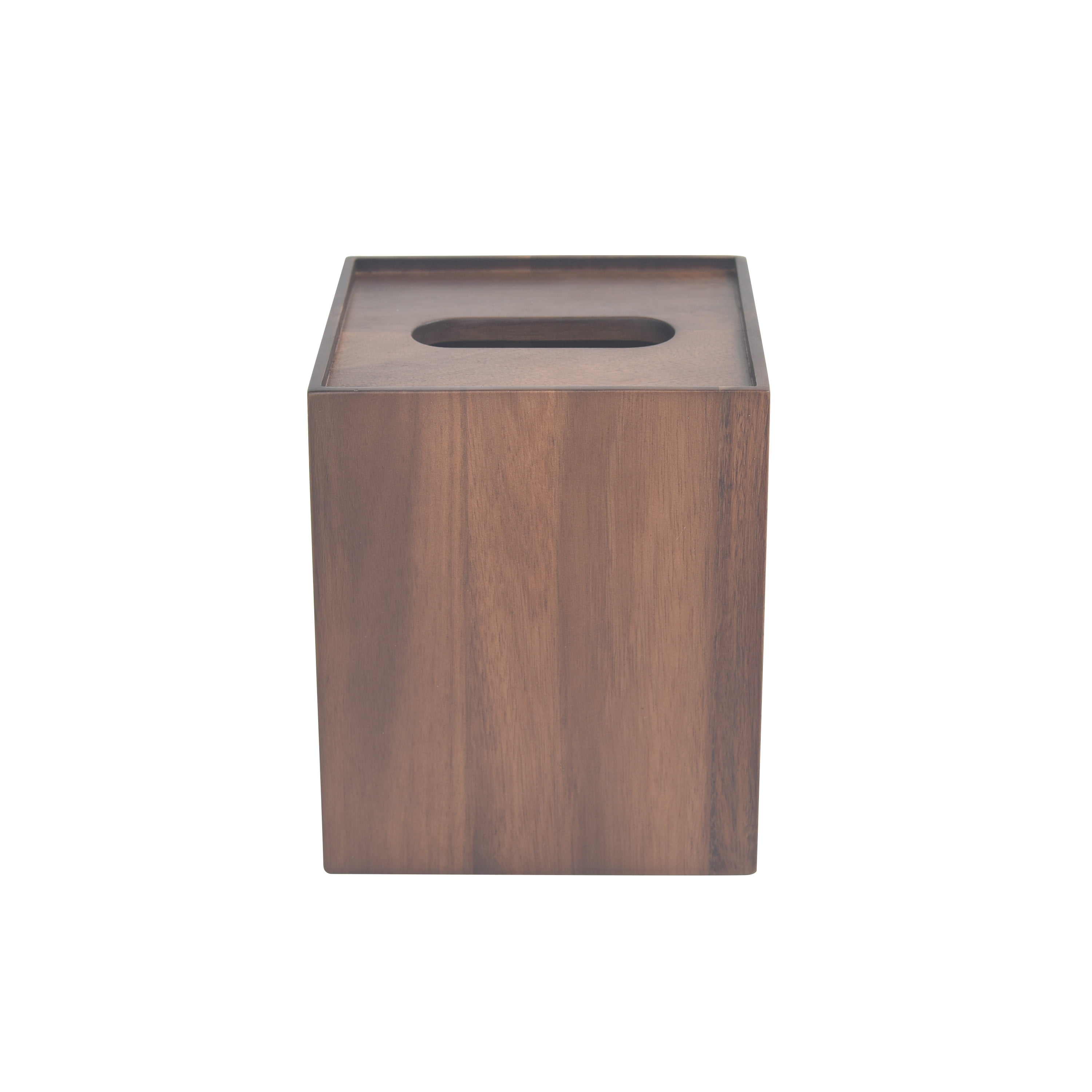 BHG Acacia Wood Tissue Box Cover BHG PL BOITE MOUCH ACACIA