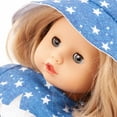 thumbnail image 4 of Gotz: Muffin: My Star - 13" Doll, Blue & White Star Denim Outfit, Knit Sweater & Hat, Soft Body, Blonde Hair, Sleepy Eyes, Collectible Toy, Kids 3+, 4 of 6