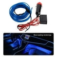 thumbnail image 4 of kurtrusly Light Strip Car LED Light String Water Resistant Flexible Car Interior Decorative Lamp Strip, Blue, 4 of 6
