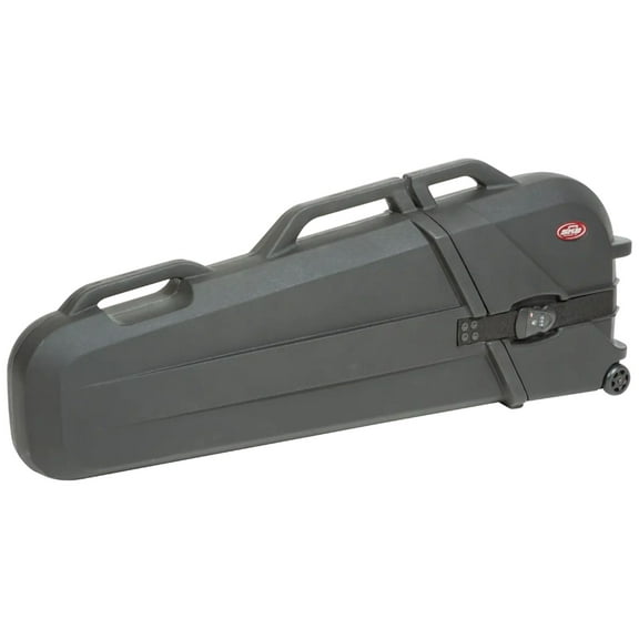 SKB ATA Roto Electric Bass Guitar Hard Case with TSA Locking Latches, Black