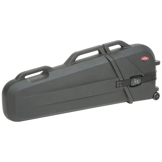 SKB ATA Roto Electric Bass Guitar Hard Case with TSA Locking Latches, Black