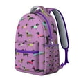 thumbnail image 2 of Lightweight Cute Small Backpack for School, Featuring Floral Patterns and Funny Dog Designs, Perfect Travel Bag for Pet Lovers and Daily Use, 2 of 6