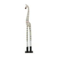thumbnail image 6 of 8" x 71" Multi Colored Wood Handmade Giraffe Sculpture, by DecMode, 6 of 8