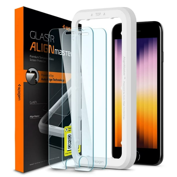 Protector de pantalla Spigen GlastR AlignMaster para iPhone SE 3