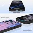 thumbnail image 2 of Gukalong Funda Para Teléfono Para Iphone 16 Pro Max 6.9 Pulgadas Lavanda Púrpura Flores Florales Cubierta Delgada Del Teléfono Con Soporte De Correa Resistente A Prueba De Golpes Funda Protectora Anti, 2 of 5