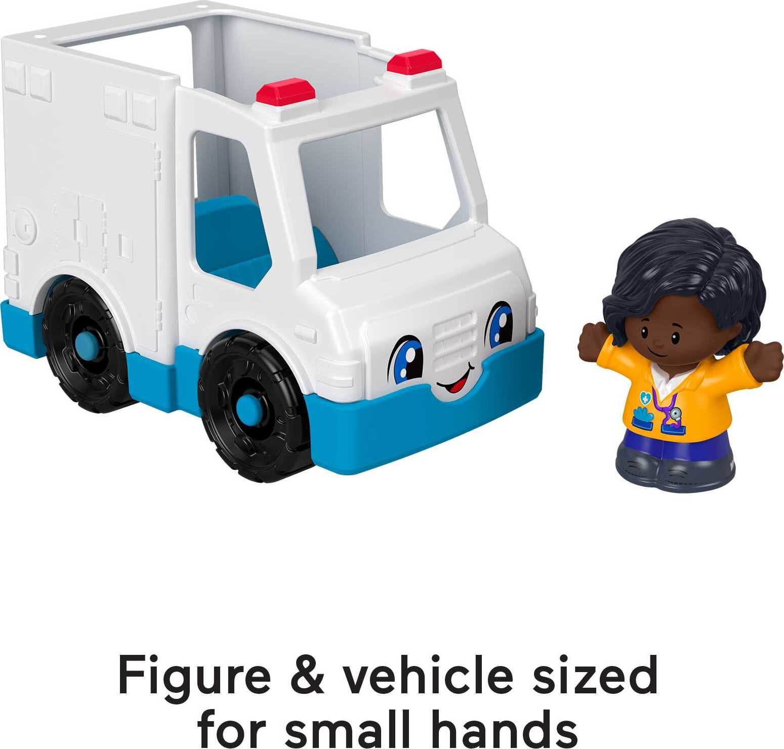 Fisher-Price Little People Ambulance Push-Along Vehicle