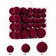 thumbnail image 4 of 46 Pcs Velvet Christmas Balls Flocked Christmas Tree Ornaments Plastic Balls Xmas Decorative Hanging Ornaments Christmas Tree Decoration, 4 of 8