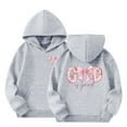 thumbnail image 4 of shqvo God is good Hoodie for Kids Girls Boys Christian Jesus Inspirational Sweatshirts Religious Letter Graphic Pullover Tops Jesus Hoodies, 4 of 5