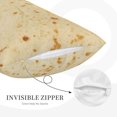 thumbnail image 3 of Naloa tortilla Pillowcase, Cool Pillowcase, Lightweight, Breathable, Skin Friendly Pillowcase, Hidden Zipper (No pillow core)-16"x24", 3 of 6