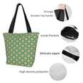 thumbnail image 5 of Kdxio 60s and 70s Style Women Reusable Grocery Bags Foldable Ripstop,Reusable Shopping Bags for Shopping,Gym,Gift, 5 of 7