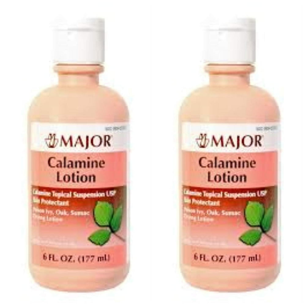 (2 PACK) CALAMINE DRYING LOTION TOPICAL SUSPENSION USP SKIN PROTECTANT 6 OUNCE, , 2 PACK