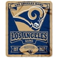 thumbnail image 1 of 50 x 60 in. Los Angeles Rams Blanket, Fleece Marque Design, 1 of 1