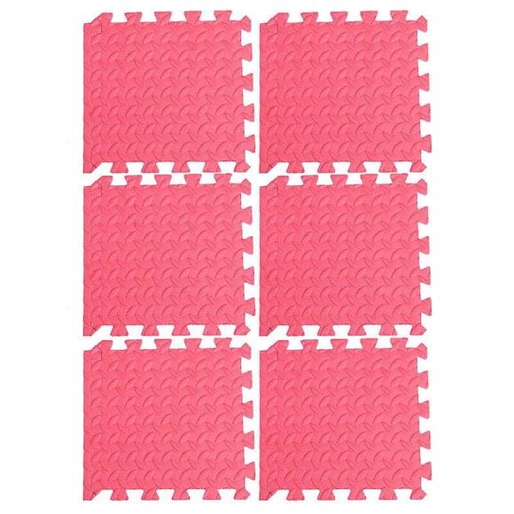 6 piezas de baldosas entrelazadas para piso