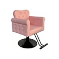 thumbnail image 5 of Fauteuil Inclinable de Salon Professionnel – Conception Ergonomique, Pivotement à 360°, Levage Hydraulique Réglable, Base Ronde en Métal Durable, Cuir PU Imperméable, Dossier Rembourré, Idéal pour la Coiffure, le Coiffage, la Beauté, 5 of 5