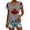 Grey-3, variant on Gyexs Canada Day Canadian Graphic Short Sleeve T Shirt Patriotic Crewneck Casual Tee For Ladies Comfortable Daily Wear Womens Solid Shirt