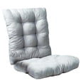 thumbnail image 4 of 2 Pcs/Set Rocking Chair Cushion with Gentle Touching and Anti-fading Polyester Fiber Sofa Cushion Good Elasticity Seat Replacement and Bottom Outdoor No.4, 4 of 7