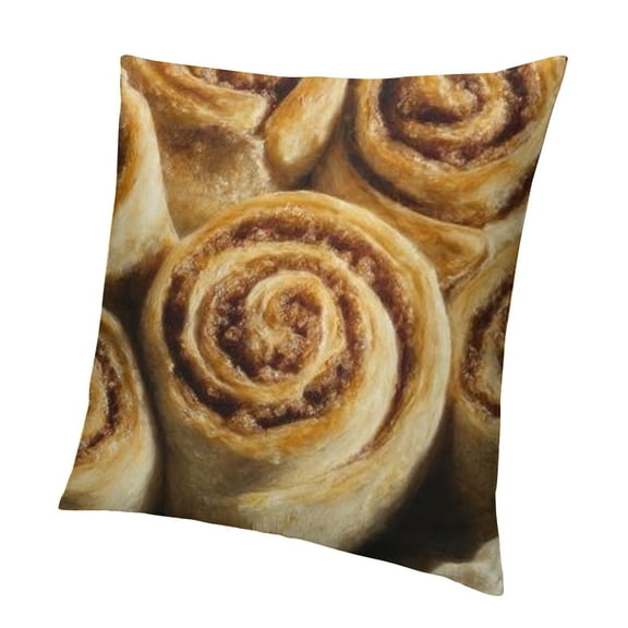 Autua Cinnamon roll pillowcases for bedrooms, sofas, and luxurious comfort in all seasons 12x12in