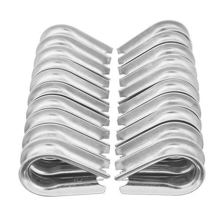 

Stainless Steel Thimble for 0.39 inch (10mm) Diameter Wire Rope 20pcs