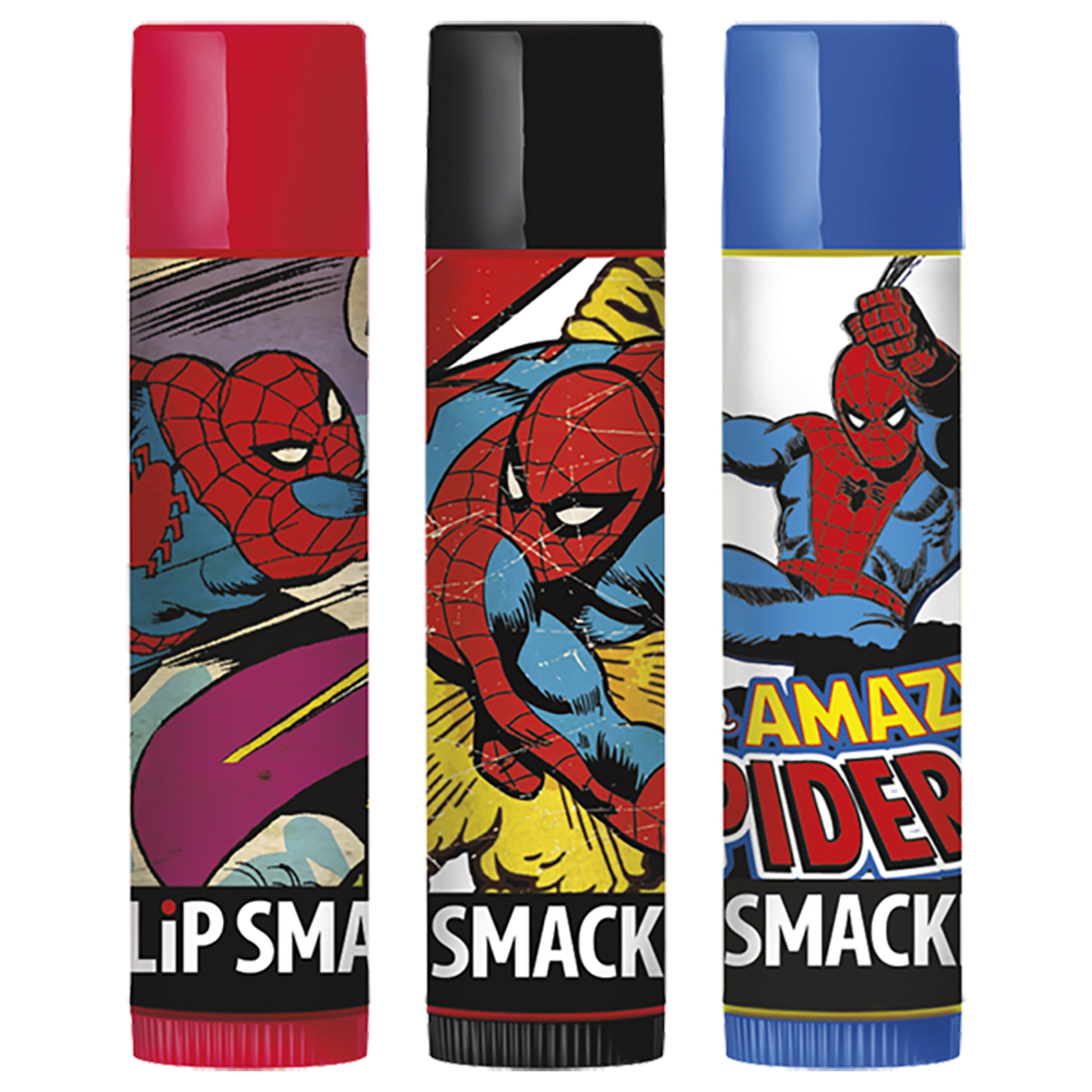 Lip Smacker Marvel Super Hero Spiderman Lip Balm Trio