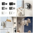 thumbnail image 2 of BIBABLYKE Practical Retractable Laundry Line Wall Mounted Stainless Steel 14ft Clothes Drying Rope No Sagging Indoor Outdoor, 2 of 8