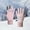 Pink, variant on Caywon Women's Winter Outdoor Windproof Warm Gloves Water Repellent Touchscreen Reflective Gloves Cold Proof Hand Protection for Outdoor Sports and Commuting