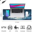 thumbnail image 5 of Washable Mouse Pad,Merry Christmas Rectangle Non-Slip Rubber Base Mousepad for Laptop Office Gaming Mouse Pad for Gaming Gift (31.5x11.8in), 5 of 7