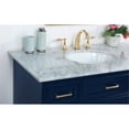 thumbnail image 4 of Elegant Decor Americana 42" Solid Wood and Metal Single Bathroom Vanity in Blue, 4 of 8