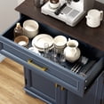 thumbnail image 6 of FAGAGA 36" Kitchen Buffet Cabinet with Storage Door , Farmhouse Wood Sideboard with Drawer for Kitchen, Dining Room, Reception Room | Cherry, 6 of 9